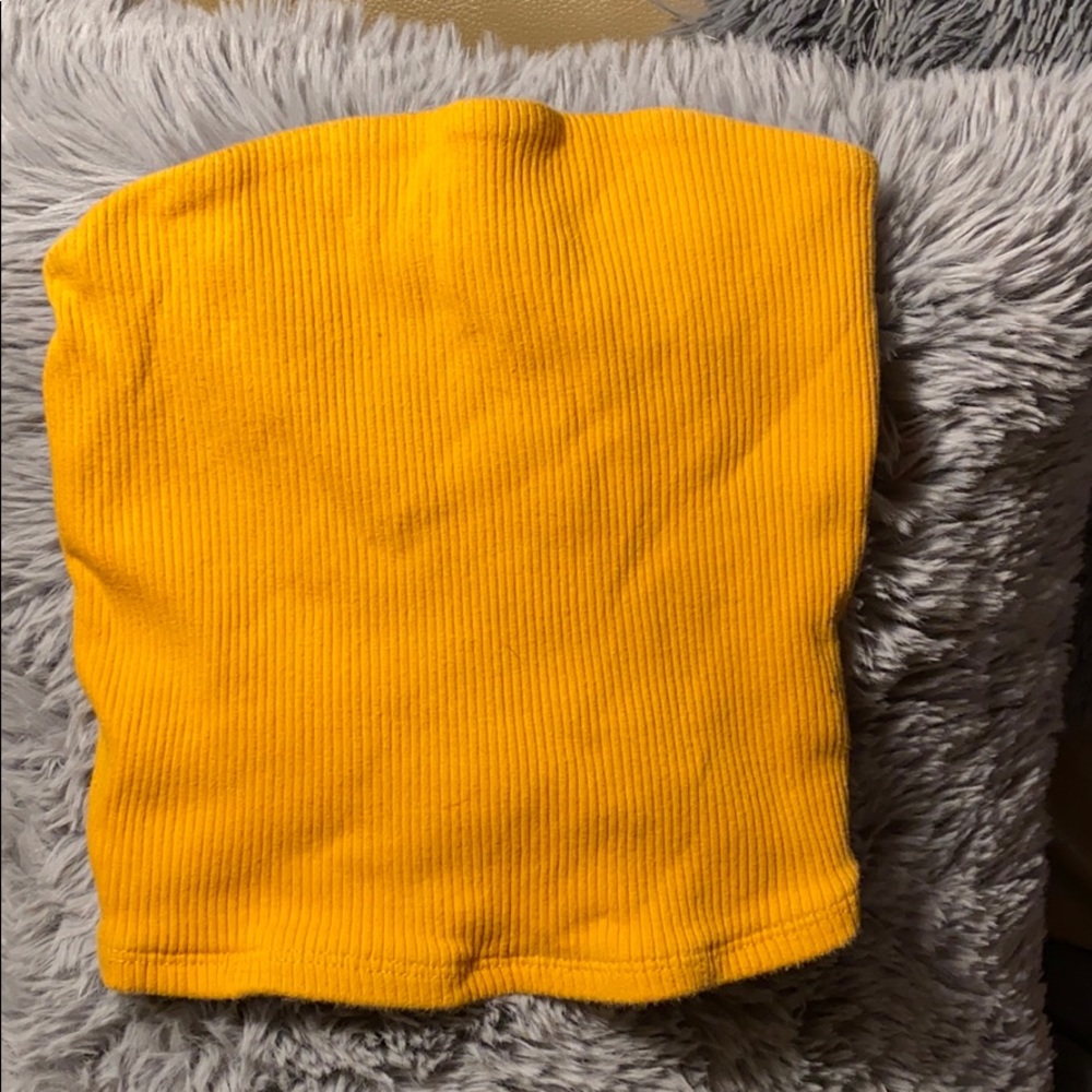 Mustard Yellow Tube Top